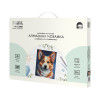 Алмазная мозаика ТРИ СОВЫ "Корги" 40 x 50 см, холст на подрамнике RE-АМП4050_52971