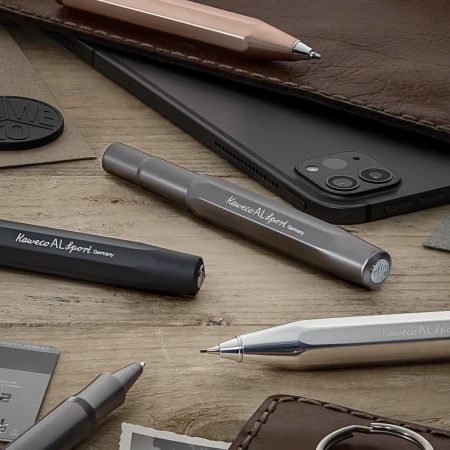 Ручка-роллер KAWECO AL Sport Stonewashed 0.7мм синий состаренный корпус KAW-10000718
