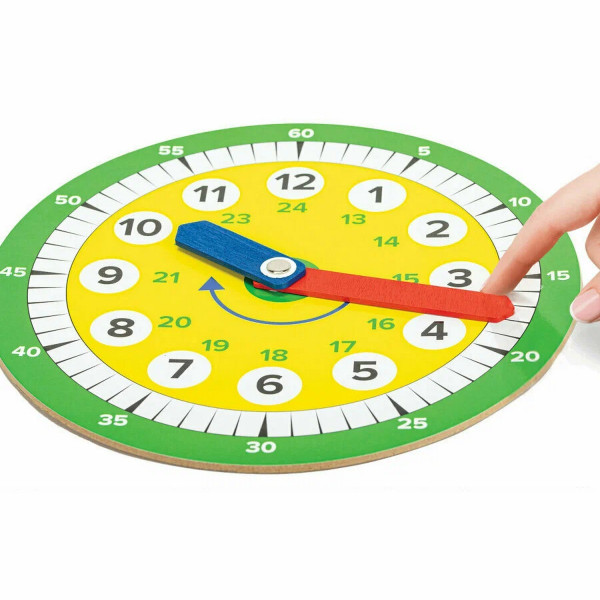 Обучающая игра BRAUBERG KIDS "Умные часы", дерево S-665263