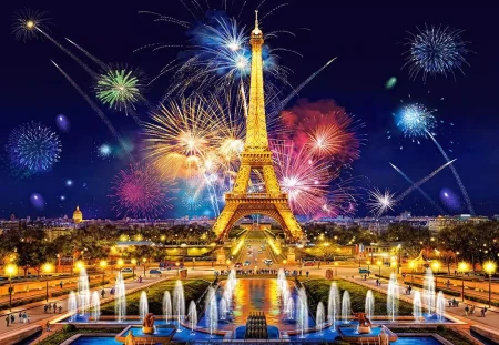 Пазл Castorland 1000 GLAMOUR OF THE NIGHT, PARIS C-103997