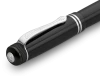 Ручка-роллер KAWECO DIA2 0.7мм черный корпус с хромированными вставками  KAW-10000566