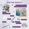 Кристальная (алмазная) мозаика ФРЕЯ на подрамнике "Бабочки в цветах" 40 х 30 см ALPD-164