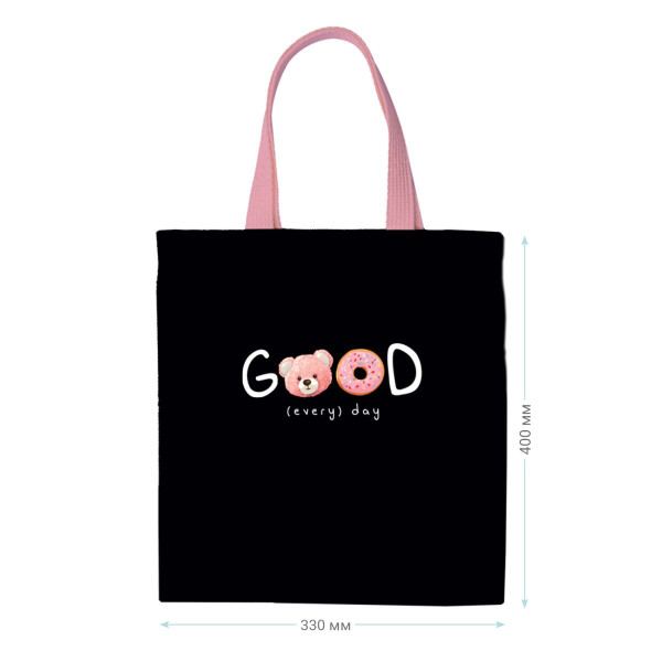 Сумка-шоппер MESHU "Good" 33 x 40 см, канвас RE-MS_50133