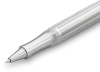 Ручка-роллер KAWECO STUDENT 0.7мм прозрачный корпус с хромированными вставками  KAW-10001192
