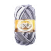 Пряжа ADELIA Emma 80% акрил, 20% шерсть 1 х 50 г 50 ± 5 м №09 т.серый-св.серый ADE-EMM-09