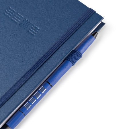 Блокнот для записей Стихия Bullet Journal 100 г/м2, 14 x 20 см, 80 л, жесткая обложка, тёмно-синий NP-ST04054