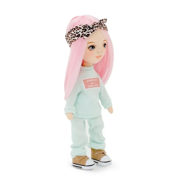 Мягкая игрушка ORANGE TOYS BILLIE в спортивном костюме мятного цвета 32 см. Серия: Спортивный стиль ORT-SS06-30