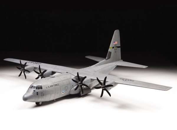 Сборная модель: Военно-транспортный самолет С-130J З-7325
