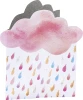 Набор трансферной фольги FOLIA, 9×16 см, 8 листов, 4 цвета ассорти FL-328