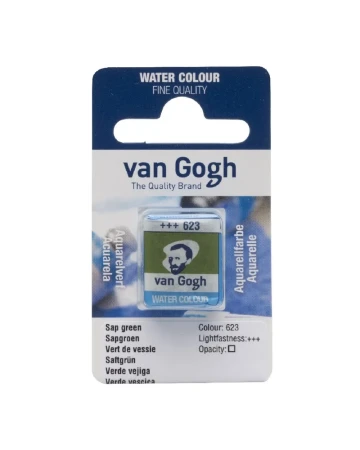 Краска акварельная VAN GOGH кювета №623 Зеленый травяной new MP20866231