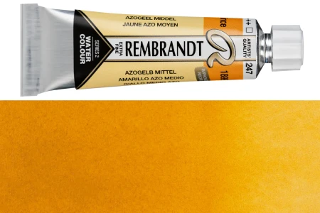 Краска акварельная REMBRANDT туба 10 мл №247 Желтый средний АЗО RT05012470