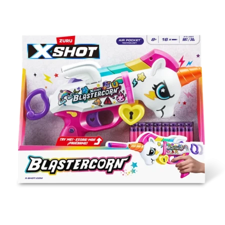 Игровой набор ZURU X-Shot Blastercorn (бластер, 16 снарядов) IT-36729