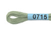Нитки для вышивания GAMMA мулине (0207-0819) 8 м №0715 св.зеленый MG-0715