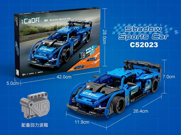 Конструктор CaDA "Спорткар "Shadow"" IT-C52023W