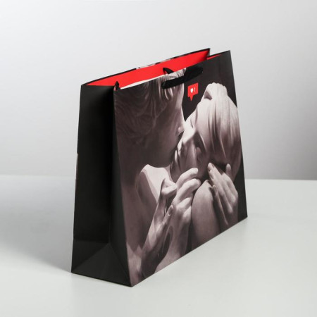 Пакет ламинированный горизонтальный "Love" L 40 x 31 x 11.5 см SIM-4725254