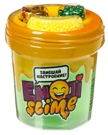 Игрушка в наборе Slime "Emoji-slime" 120 мл, зеленый AS-S130-79