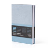 Блокнот для записей Стихия Bullet Journal 100 г/м2, 14 x 20 см, 80 л, жесткая обложка, серо-голубой NP-ST04055