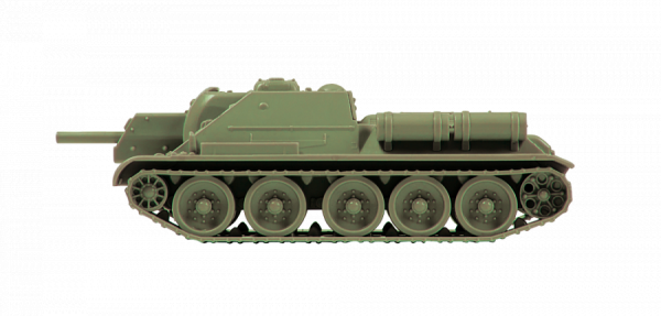 Сборная модель: Советская самоходная артиллерийская установка Су-122, сборка без клея З-6281