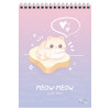 Блокнот А5 60л. MESHU "Cute kitty" на гребне, пластиковая обложка RE-MS_55025