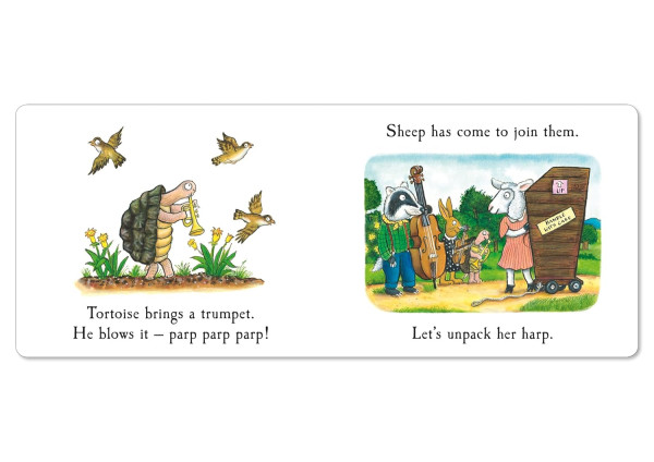 Книга на английском языке: Badger`s band. Julia Donaldson. Pan Macmillan EKS-034394