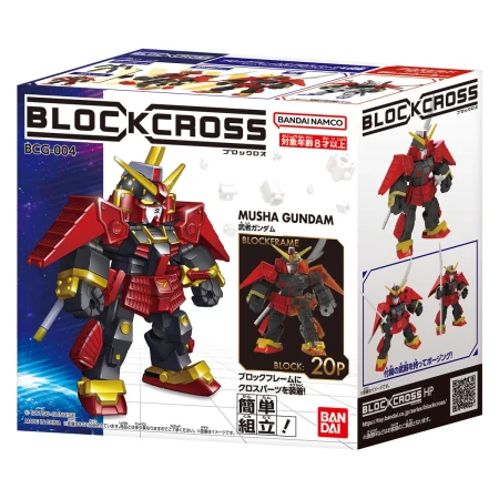БЛОКРОСС. Сборная фигурка MUSHA GUNDAM. BLOCKCROSS ROS-71498