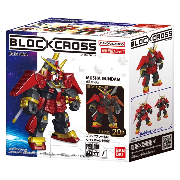 БЛОКРОСС. Сборная фигурка MUSHA GUNDAM. BLOCKCROSS ROS-71498