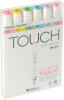Набор маркеров TOUCH BRUSH 6 цв пастельные тона MP1200616
