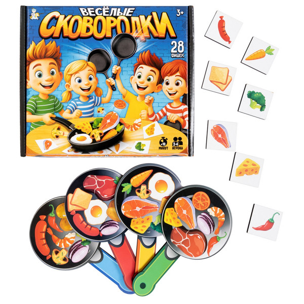 Настольная игра: Десятое Королевство "Весёлые сковородки" KOR-05991