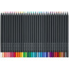 Карандаши цветные Faber-Castell "Black Edition" 36 цв трехгранные, черное дерево, заточенные, картон RE-116436