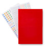 Блокнот для записей Стихия Bullet Journal 100 г/м2, 14 x 20 см, 80 л, жесткая обложка, красный NP-ST04058