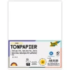 Тонированная бумага FOLIA 130 г/м², 50×70 см, 1 лист, белый FL-6700