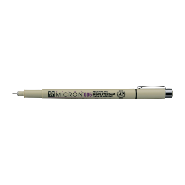 Ручка капиллярная SAKURA Pigma Micron 0.2 мм Черный MPXSDK00549