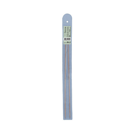 Спицы прямые GAMMA бамбук d 3.0 мм 35-36 см BL2-30