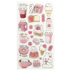 Наклейки гелевые MESHU "Sweet mood" 10 x 23 см, пакет европодвес RE-MS_57669