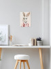 Кристальная (алмазная) мозаика ФРЕЯ на подрамнике "Милая зайка" 40 х 30 см ALPD-324