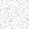 Упаковочная бумага глянцевая MESHU "Magnolias" 1л. 70 x 100 см 90г/м2 RE-М100_41092