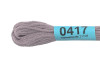 Нитки для вышивания GAMMA мулине (0207-0819) 8 м №0417 серый MG-0417