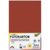Фотокартон FOLIA 300 г/м2, 50×70 см, 1 лист, красно-коричневый FL-6174/1
