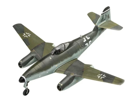 Сборная модель: REVELL Combat Set Турбореактивный истребитель Me262 и истребитель дальнего радиуса действия P-51B 1:72, подарочный набор UT-63711