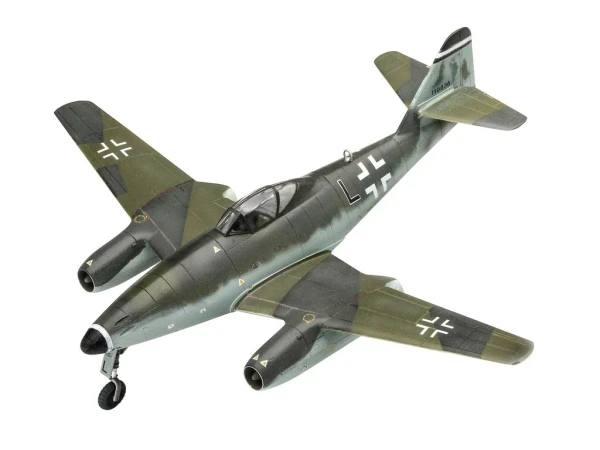 Сборная модель: REVELL Combat Set Турбореактивный истребитель Me262 и истребитель дальнего радиуса действия P-51B 1:72, подарочный набор UT-63711