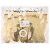 Гирлянда Happy Birthday (курсив), золото 500 см  SF-521176