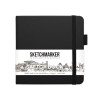 Блокнот для зарисовок SKETCHMARKER Domino 140 г/м2 12 x 12 см 80 л, белая бумага, твердая обложка MP23141002SM