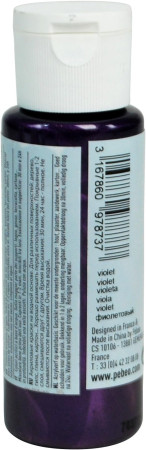 Краска акриловая PEBEO Acrylic Paint декоративная перламутровая 59 мл AP-097873 фиолетовый