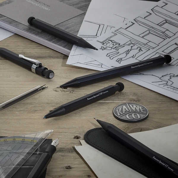 Карандаш механический KAWECO SPECIAL 2.0мм черный KAW-10000184