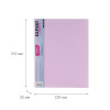 Папка с 40 вкладышами A4 Expert Complete "Trend Pastel" 20 мм, 600 мкм, диагональ, 1 шт, лиловый EC27041740