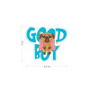 Значок акриловый MESHU "Good boy" 3.5 x 3 см, прямая УФ-печать RE-MS_47426