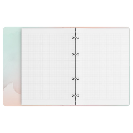 Тетрадь на кольцах 120л. A5 BG "Розовые розы" картон, soft-touch ламинация, тиснение фольгой RE-ТК5к120_лс_тф_57858