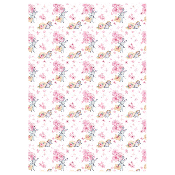 Упаковочная бумага глянцевая MESHU "Tenderness" 1л. 70 x 100 см 80 г/м2, ассорти, 5 дизайнов RE-MS_62804