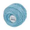 Пряжа GAMMA Ирис 100% хлопок 1 x 10 г 82 ± 3 м №0855 бирюзово-голубой GAM-IRI-1-0855