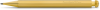 Карандаш механический KAWECO SPECIAL Brass 2мм с ластиком латунный корпус в подарочном футляре  KAW-10001389